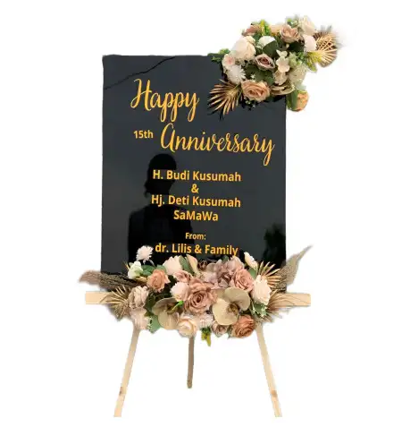 Papan Bunga Akrilik Logung